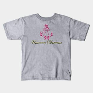 Unicorn Dreams Shirt, Unicorn Dreams T-shirt, Womens Unicorn Dreams Homeware, Girls Unicorn Birthday Party, Unicorn Lover Gift, Unicorn Gifts, Unicorn Vintage Tshirt Kids T-Shirt